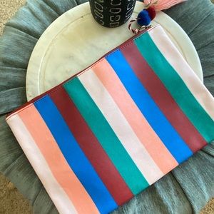 madewell multi-color clutch